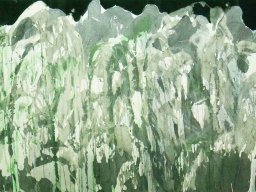 S029 夏雨墨---冰影成泉 69x138cm 2010